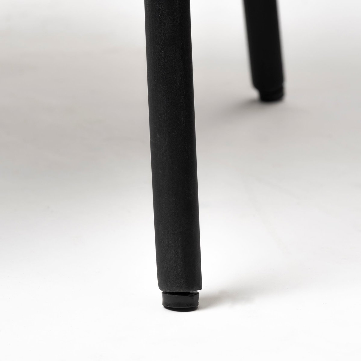 Etienne VII 24' Set of Two Round Top Black Wood and Marble Top Nesting Table, Side & End Table by Mercana, 23" length x 23" width x 24.25" height View 13