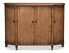 Brooks Demilune  Brown, by Sarreid, 1'8" length x 5'3" width x 3'9" height thumbnail 2