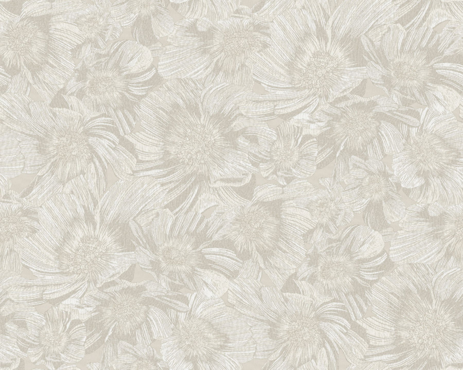 Anemoni White Wallpaper large image 
