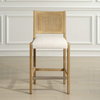 Interweave Coastal Rattan Counter Stool, Counter & Bar Stool by Uttermost, 19" width x 39" height x 21.5" depth thumbnail 2
