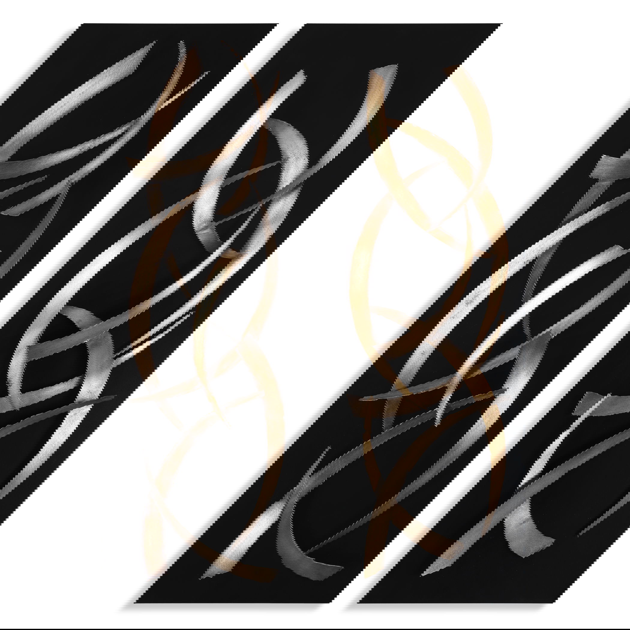 Brushstrokes Metal Wall Art, S/2 large image 