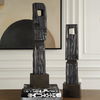 Cipher Black Wood Totems Set/2, Decorative by Uttermost, 5.12" width x 27.25" height x 4.5" depth thumbnail 3