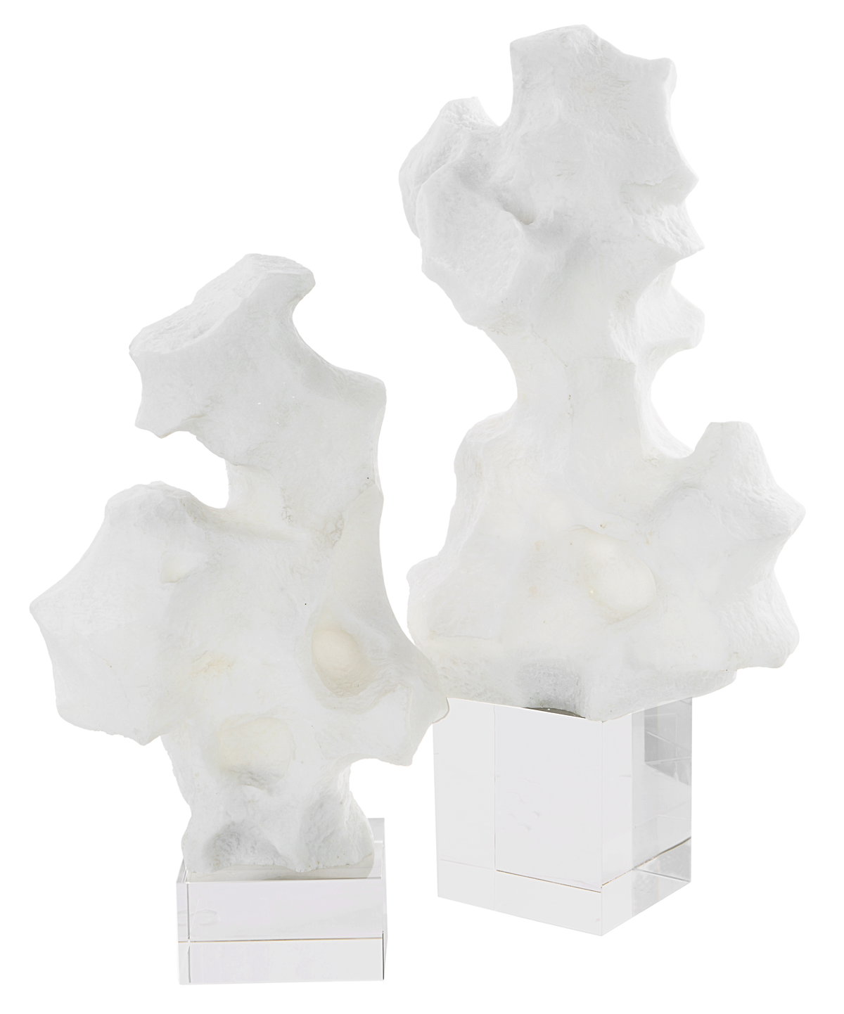 Remnant Sculptures Set/2, Figurines & Statue by Uttermost, 8" width x 16" height x 6" depth View 1