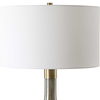 Rhine Brown Glass Table Lamp, by Uttermost, 17" width x 27.25" height x 17" depth thumbnail 6