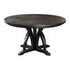 Maiva Round Black Dining Table, by Uttermost, 56" width x 30" height x 56" depth thumbnail 1