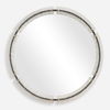Crystalline Round Mirror, by Uttermost, 37.75" width x 37.75" height x 1.62" depth thumbnail 1