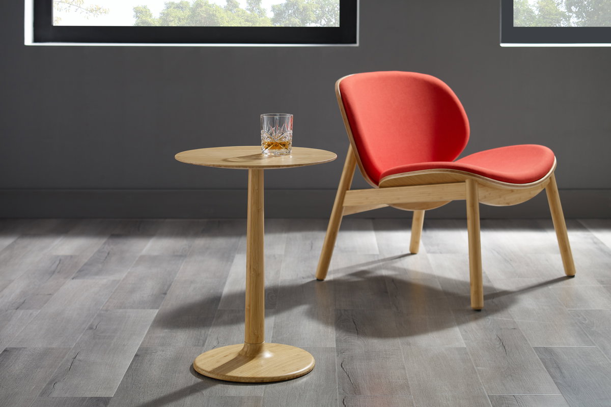 Sol Side Table, Wheat, Writing Desk by Greenington, 16" length x 16" width x 20.75" height View 8