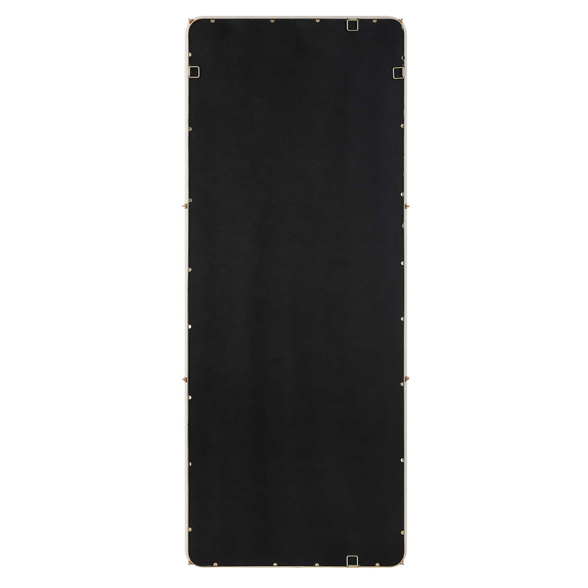 Cyprus White Dressing Mirror, Floor Mirror by Uttermost, 30.5" width x 72" height x 2.87" depth View 7