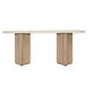 Oja Console Table Natural, by Dovetail, 71" width x 29.6" height x 17.75" depth thumbnail 2