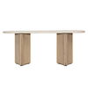 Oja Console Table Natural, by Dovetail, 71" width x 29.6" height x 17.75" depth thumbnail 2
