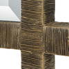 Abanu Ribbed Gold Dressing Mirror, Floor Mirror by Uttermost, 22" width x 60.25" height x 1.25" depth thumbnail 7