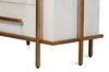 Blakely Night Stand, Osprey White, Nightstand by Sarreid, 34" length x 19" width x 31" height thumbnail 6