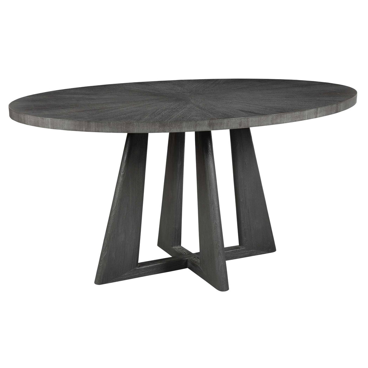 Pulsar Round Gray Walnut Dining Table, by Uttermost, 60" width x 30" height x 44" depth View 4