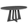 Pulsar Round Gray Walnut Dining Table, by Uttermost, 60" width x 30" height x 44" depth thumbnail 4