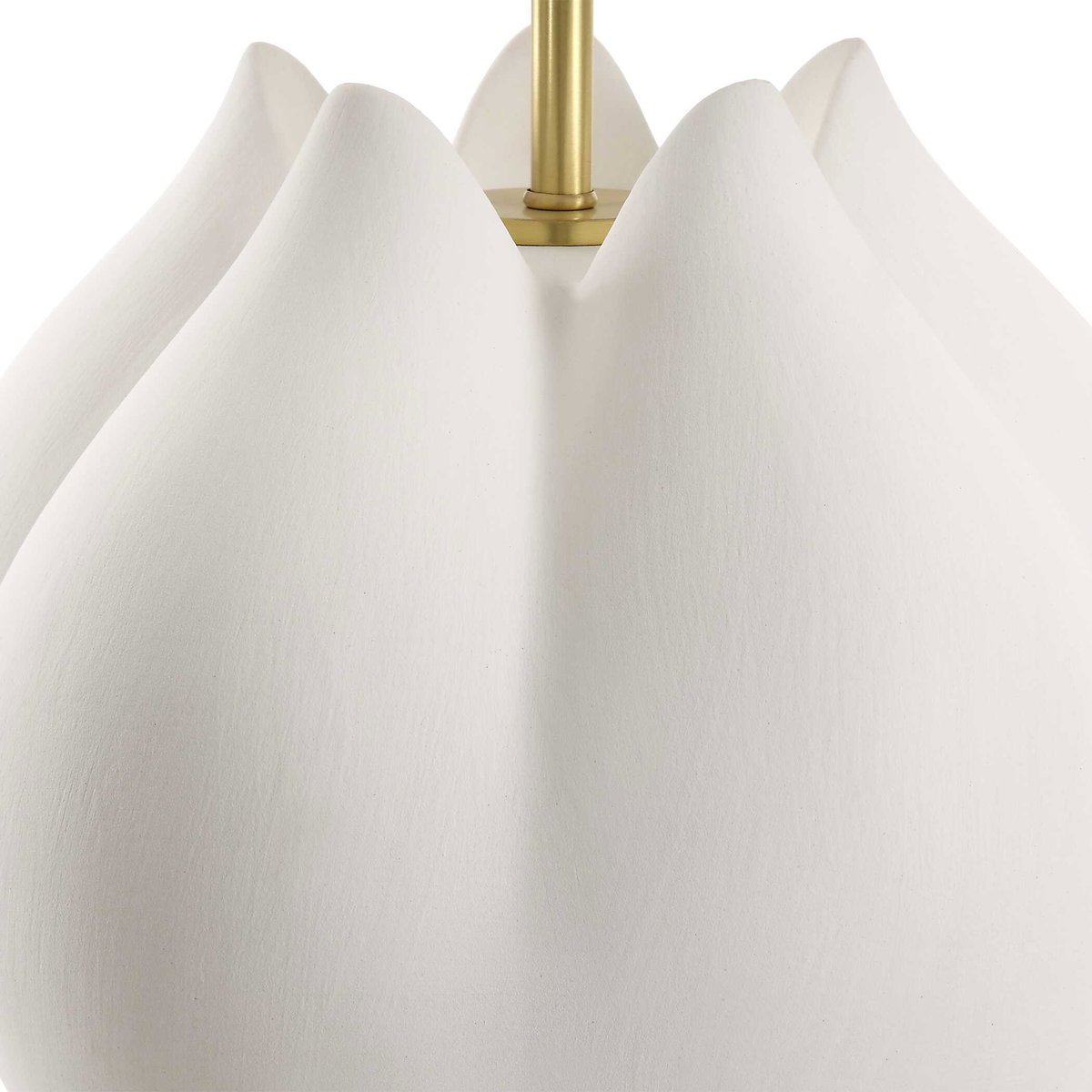 In Bloom White Table Lamp, by Uttermost, 17.5" width x 27" height x 17.5" depth View 9