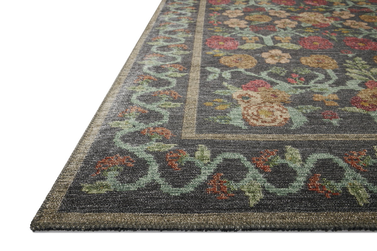 Rifle Paper Co. x Loloi Rosa Rug, 2'6" length x 7'6" width View 5