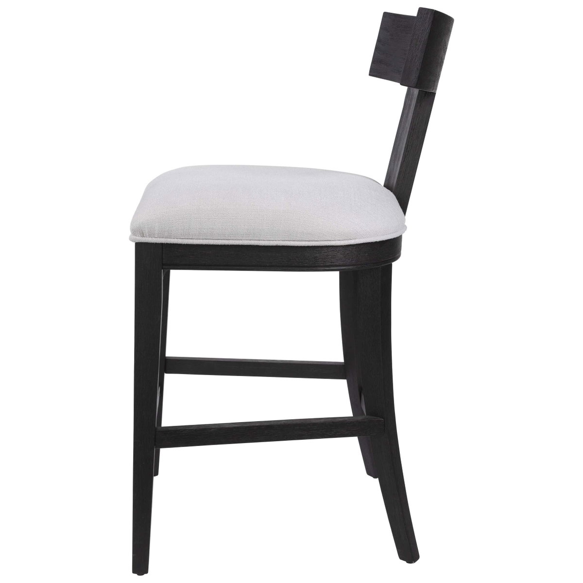 Idris Modern Wood Counter Stool, Counter & Bar Stool by Uttermost, 20" width x 38" height x 22.5" depth View 5