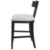 Idris Modern Wood Counter Stool, Counter & Bar Stool by Uttermost, 20" width x 38" height x 22.5" depth thumbnail 5