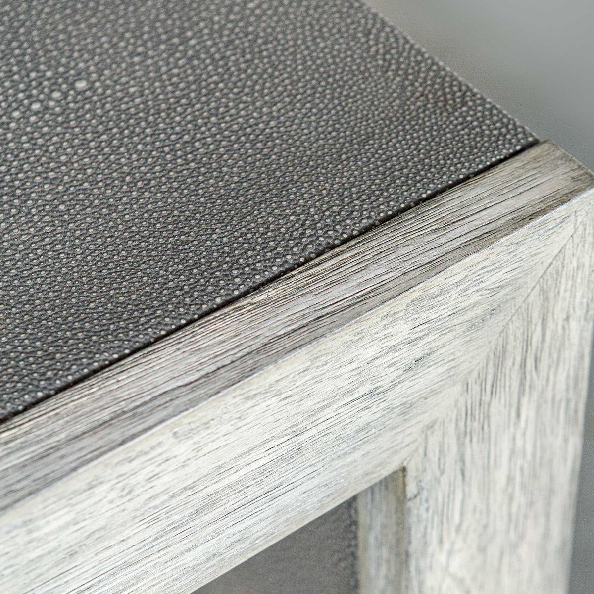 Aerina Aged Gray Console Table, by Uttermost, 60" width x 33" height x 15" depth View 6