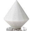 Alize White Stone Sculptures Set/3, Decorative by Uttermost, 3.5" width x 14" height x 3.5" depth thumbnail 3