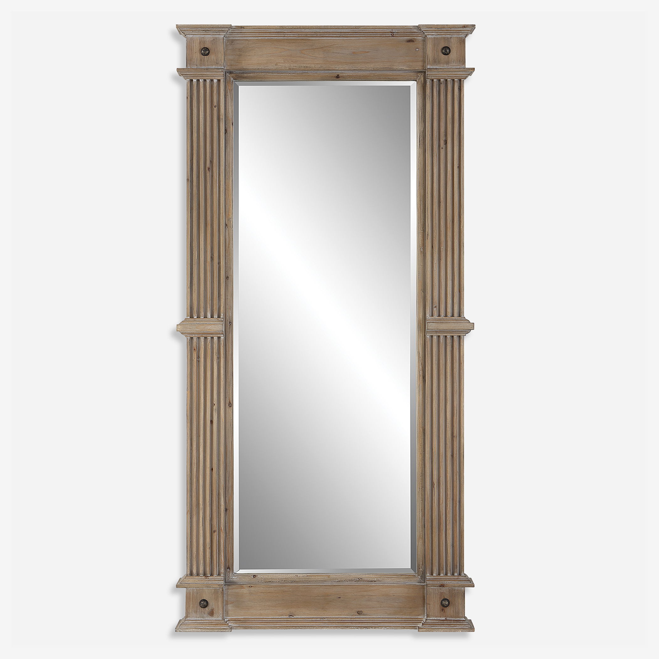 McAllister Natural Wood Oversized Mirror large image 