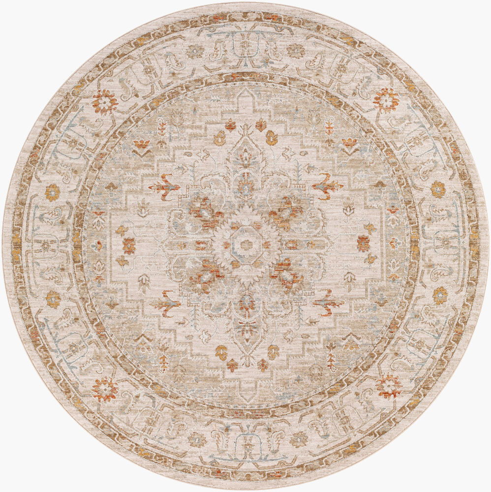 Avant Garde Machine Woven Rug, by Surya, 6'6.74" length x 6'6.74" width