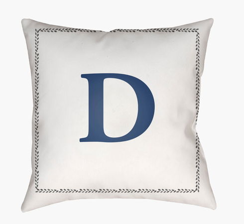 Initials Accent Pillow