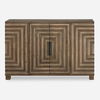 Layton Geometric Console Cabinet, Furniture by Uttermost, 48.5" width x 33" height x 12.5" depth thumbnail 1