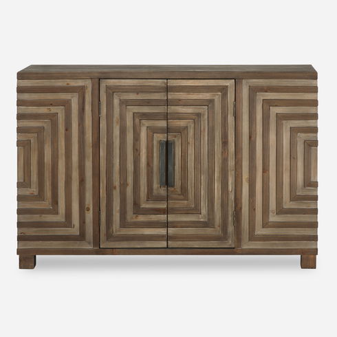 Layton Geometric Console Cabinet