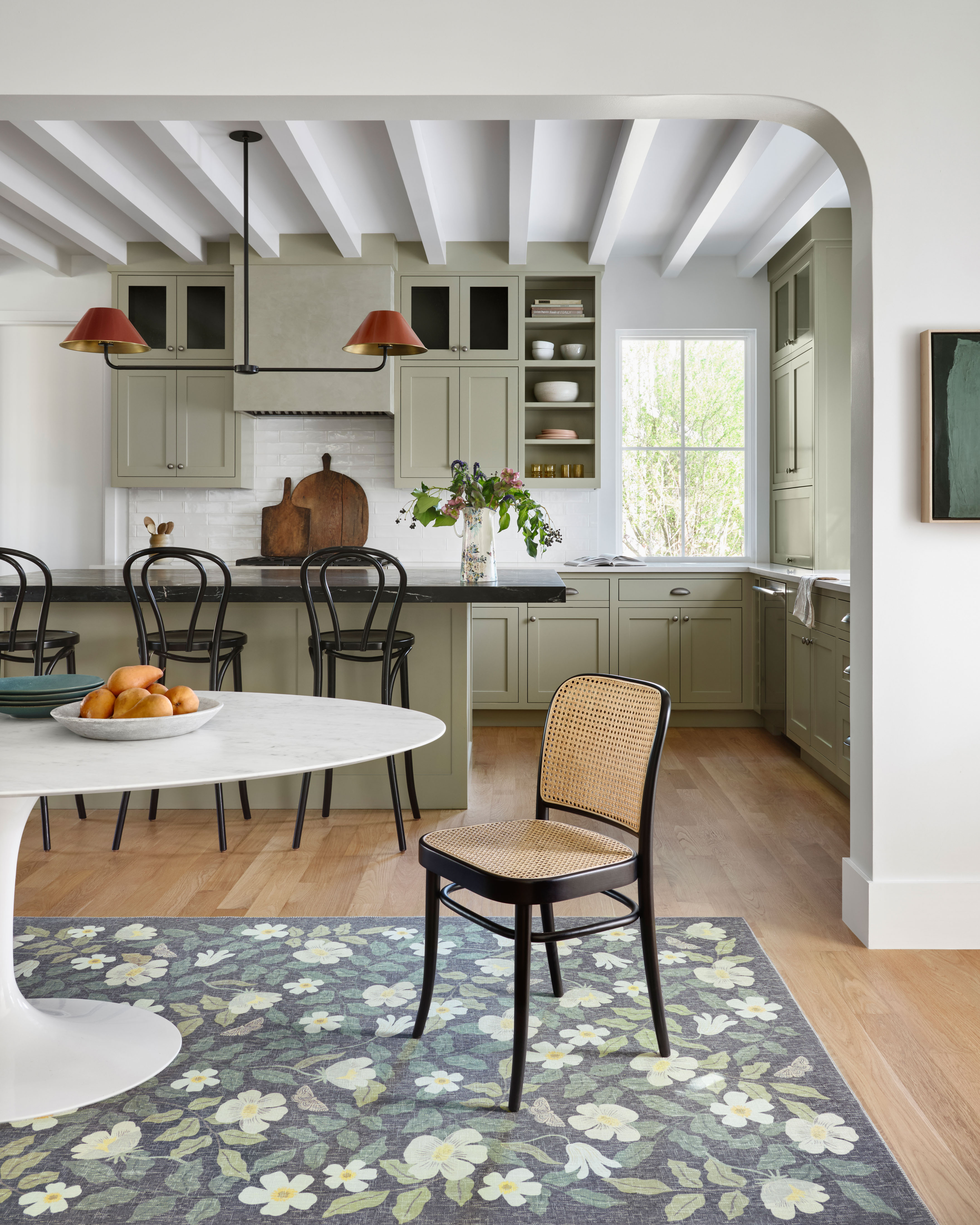 Rifle Paper Co. x Loloi Cotswolds Rug, 2' length x 5' width View 2