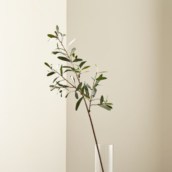 Online Designer Combined Living/Dining Faux Olive Stem