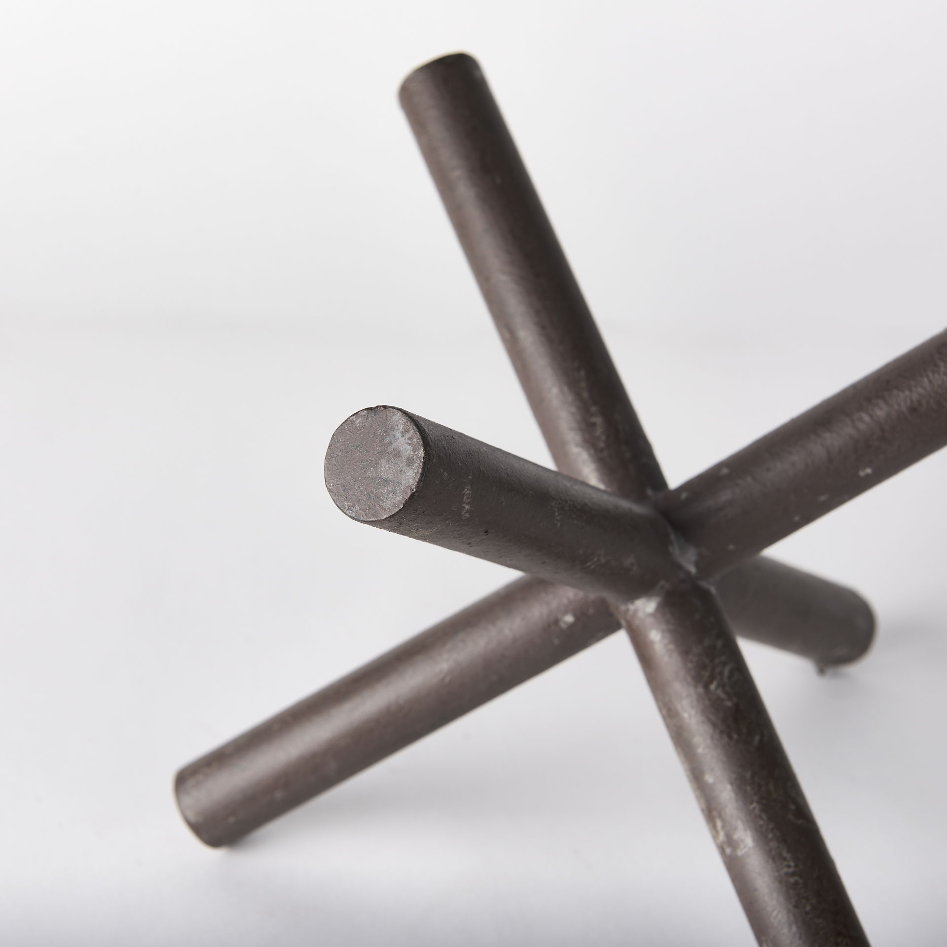 Astericks I (Large) 10L x 10W Brown Metal Decor Object, Decorative Object by Mercana, 10.24" length x 10.24" width x 7.75" height View 5