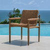 Sumba Golden Flax Outdoor Dining Chair, Outdoor Chair by Uttermost, 1'11.4" width x 2'8.8" height x 2' depth thumbnail 1