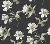 Large Parrot Tulip Black Peel & Stick Wallpaper, by York Wall, 20' length x 2'3" width x 0.02" depth thumbnail 2