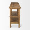 Rosie Large Brown Wood Console Table thumbnail 3