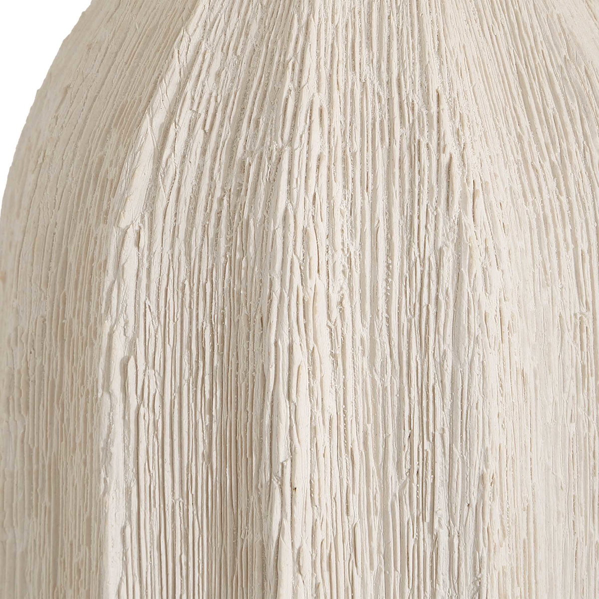 Maddox Textured Off White Table Lamp, by Uttermost, 17" width x 28.5" height x 17" depth View 6