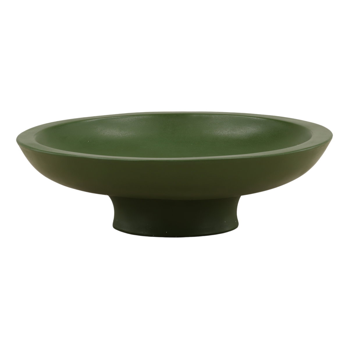 Cova Outdoor Bowl Olive, Decor by Dovetail, 20" width x 6.5" height x 20" depth View 1