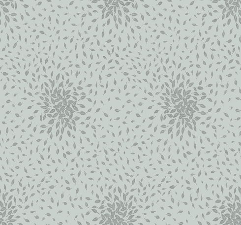 Petite Leaves Spa & Silver Wallpaper