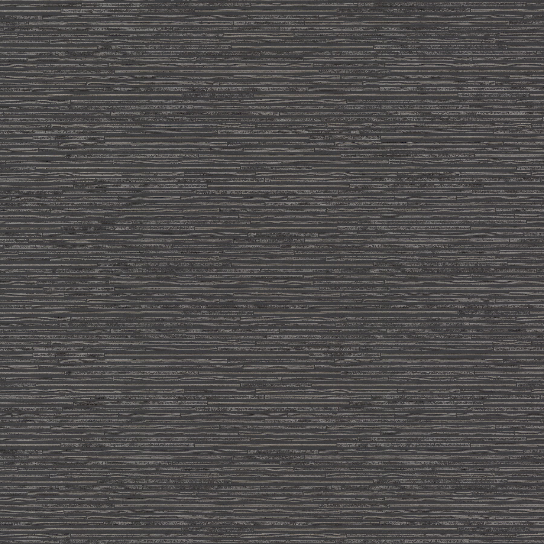 Ribbon Bamboo Black & Silver Metallic Wallpaper large image 