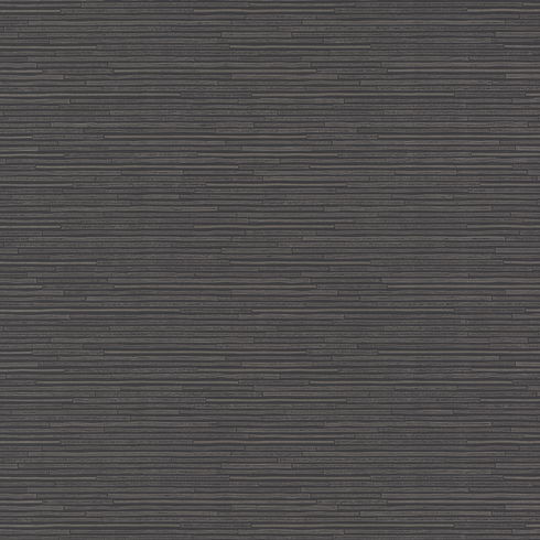 Ribbon Bamboo Black & Silver Metallic Wallpaper