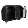 Salone Cabinet Black, Cabinets & Sideboard by Moe's Home, 53" width x 34" height x 18" depth thumbnail 4