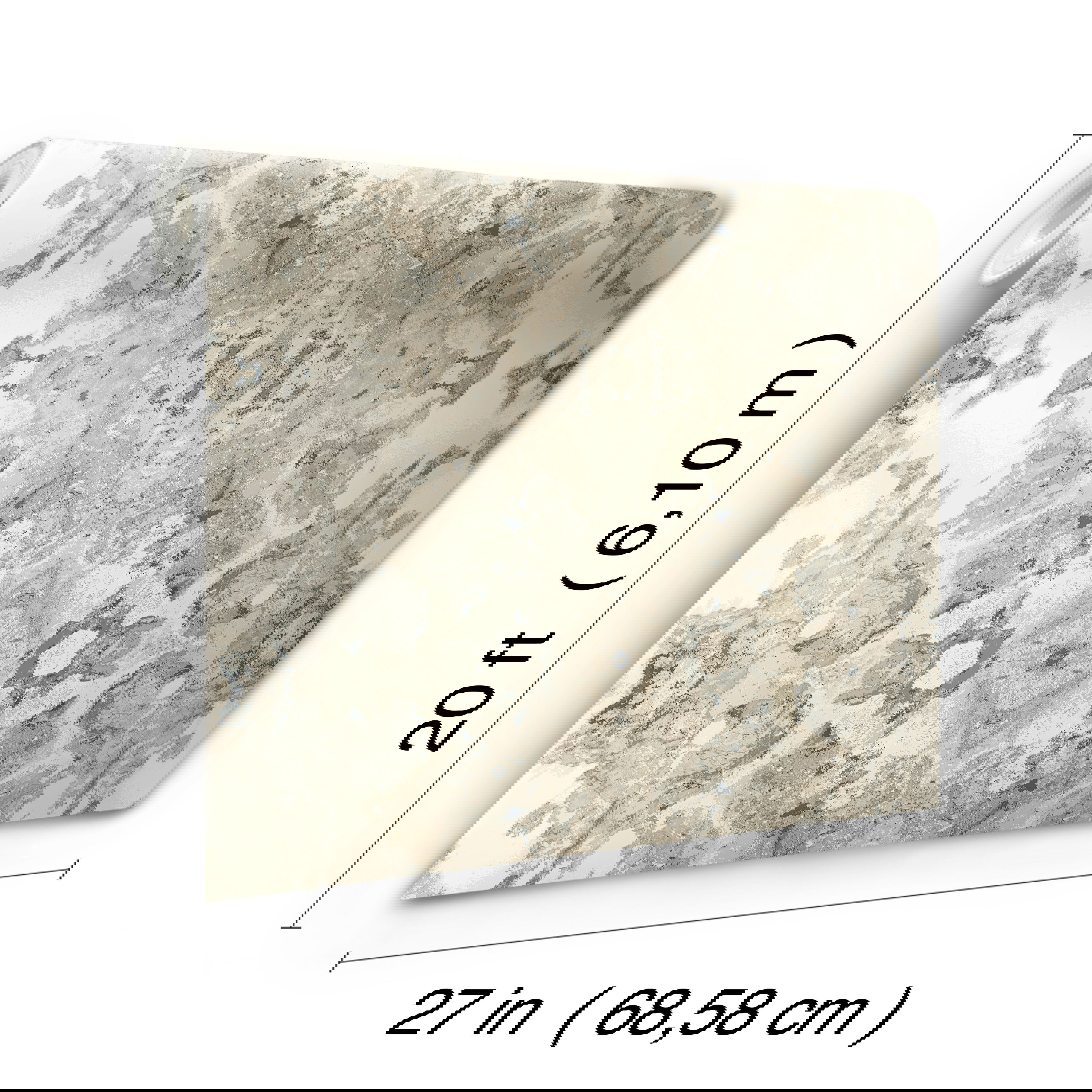 Inner Beauty Grey Peel & Stick Wallpaper large image 