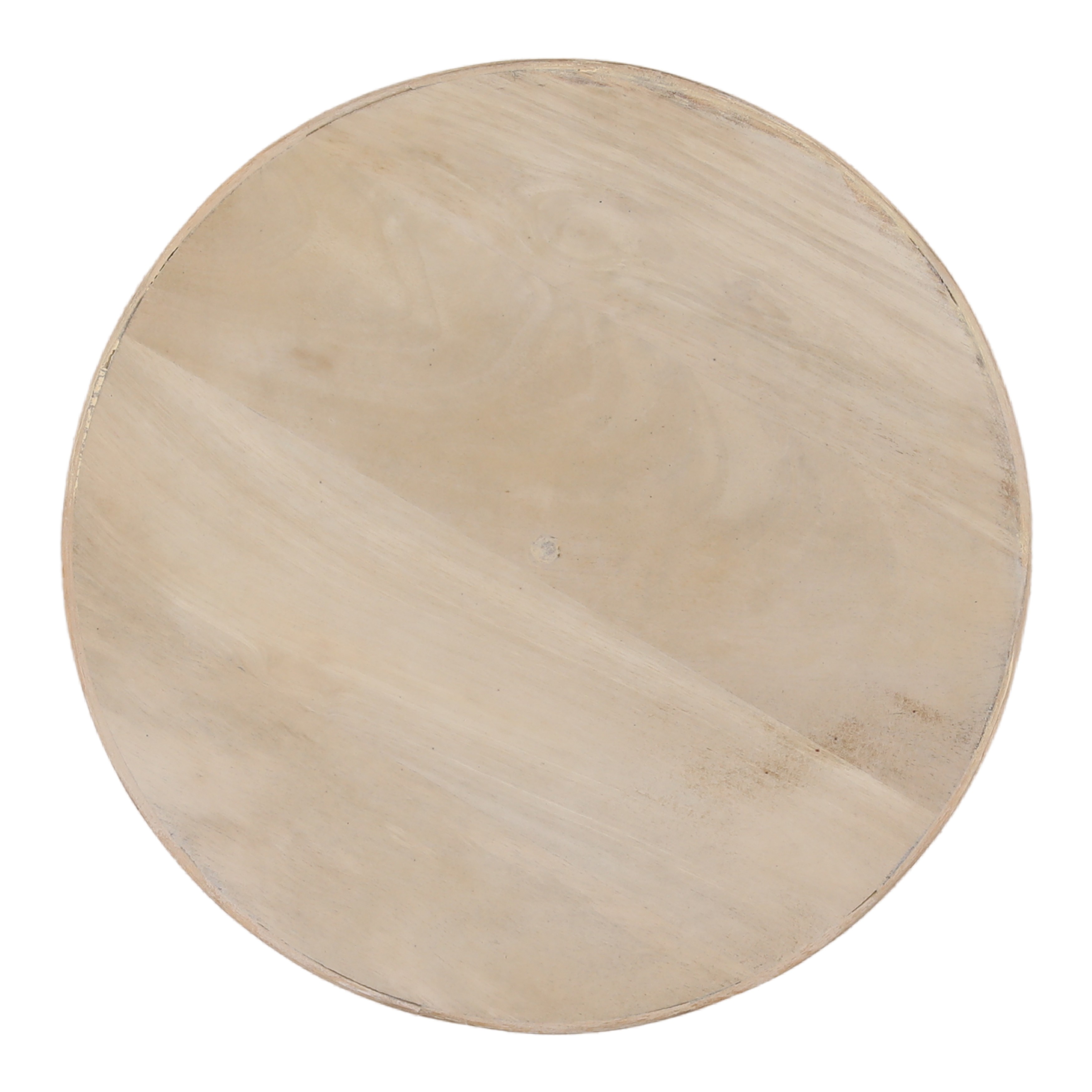 Theda End Table Light Natural, Side & End Table by Dovetail, 13" width x 22" height x 13" diameter x 13" depth View 2