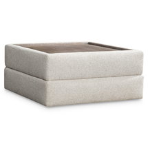Online Designer Combined Living/Dining Bernhardt Vista Fabric Tray Ottoman