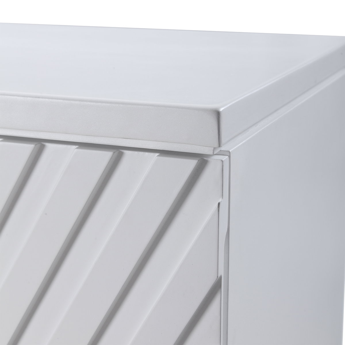 Colby White Drawer Chest, Furniture by Uttermost, 36" width x 33" height x 18" depth View 12