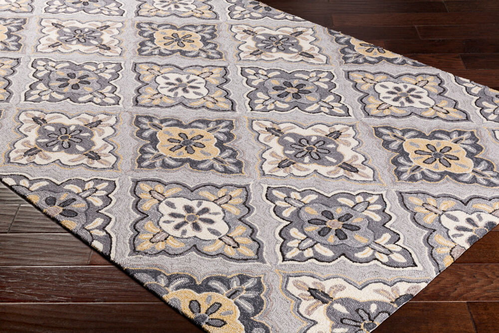 Rain Handmade Rug, by Surya, 1'6" length x 1'6" width