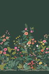 Peacock Emerald Wall Mural thumbnail 0