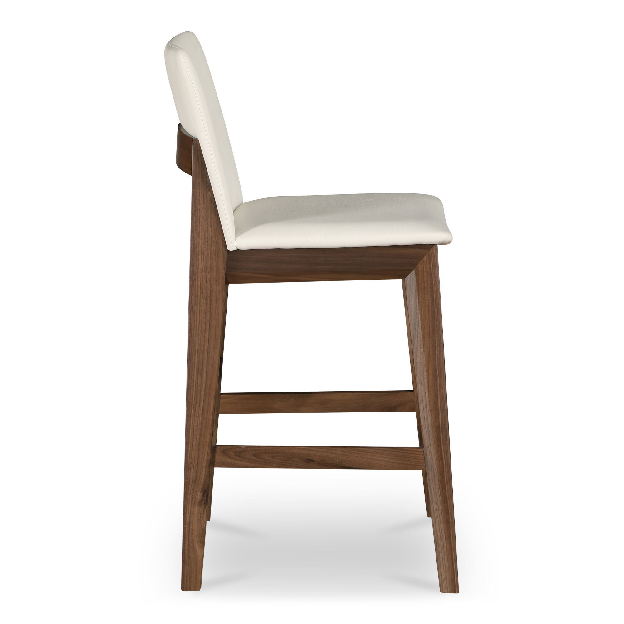 Deco Counter Stool White Pvc large image 