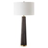 Forage Dark Scalloped Table Lamp, by Uttermost, 1'3" width x 2'7.5" height x 1'3" depth thumbnail 5