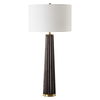 Forage Dark Scalloped Table Lamp, by Uttermost, 15" width x 31.5" height x 15" depth thumbnail 5